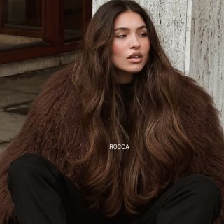 Rocca shearling in dark chocolate brown. Winter must have. Shopmojamoja.com / showroom in Prague